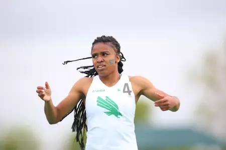 DENTON, TX - APRIL 6:  University of North Texas Track & Field at North Texas Mean Green Athlete Field in Denton on April 6, 2019 in Denton, Texas