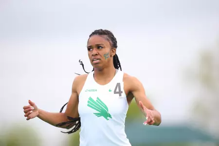 DENTON, TX - APRIL 6:  University of North Texas Track & Field at North Texas Mean Green Athlete Field in Denton on April 6, 2019 in Denton, Texas