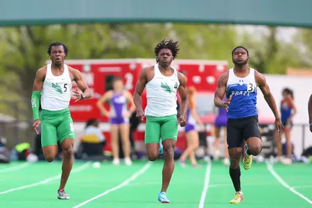 DENTON, TX - APRIL 6:  University of North Texas Track & Field at North Texas Mean Green Athlete Field in Denton on April 6, 2019 in Denton, Texas