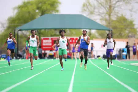 DENTON, TX - APRIL 6:  University of North Texas Track & Field at North Texas Mean Green Athlete Field in Denton on April 6, 2019 in Denton, Texas