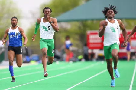 DENTON, TX - APRIL 6:  University of North Texas Track & Field at North Texas Mean Green Athlete Field in Denton on April 6, 2019 in Denton, Texas