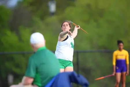 DENTON, TX - APRIL 6:  University of North Texas Track & Field at North Texas Mean Green Athlete Field in Denton on April 6, 2019 in Denton, Texas