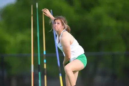 DENTON, TX - APRIL 6:  University of North Texas Track & Field at North Texas Mean Green Athlete Field in Denton on April 6, 2019 in Denton, Texas