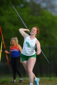 DENTON, TX - APRIL 6:  University of North Texas Track & Field at North Texas Mean Green Athlete Field in Denton on April 6, 2019 in Denton, Texas