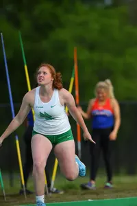 DENTON, TX - APRIL 6:  University of North Texas Track & Field at North Texas Mean Green Athlete Field in Denton on April 6, 2019 in Denton, Texas