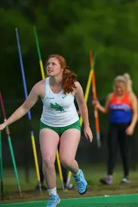 DENTON, TX - APRIL 6:  University of North Texas Track & Field at North Texas Mean Green Athlete Field in Denton on April 6, 2019 in Denton, Texas