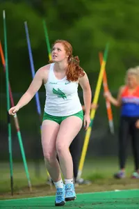 DENTON, TX - APRIL 6:  University of North Texas Track & Field at North Texas Mean Green Athlete Field in Denton on April 6, 2019 in Denton, Texas