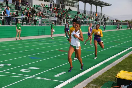 DENTON, TX - APRIL 6:  University of North Texas Track & Field at North Texas Mean Green Athlete Field in Denton on April 6, 2019 in Denton, Texas