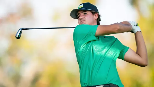 Alvaro Roldos at practice at Maridoe Golf Club