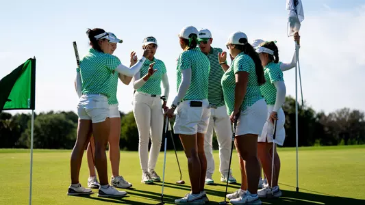 UNT women's golf at AAC practice round 2024