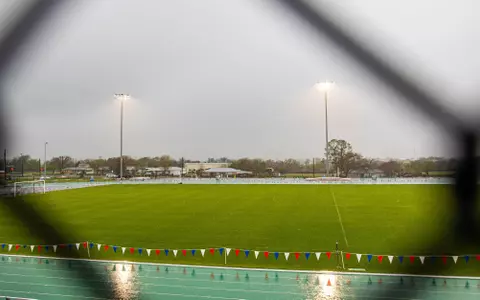 Rainy Soccer and Track & Field Stadium