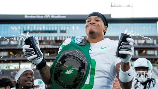 Will Jones II after an interception at UAB