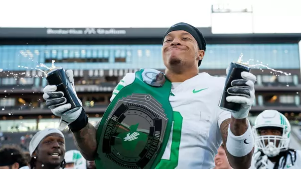 Will Jones II after an interception at UAB