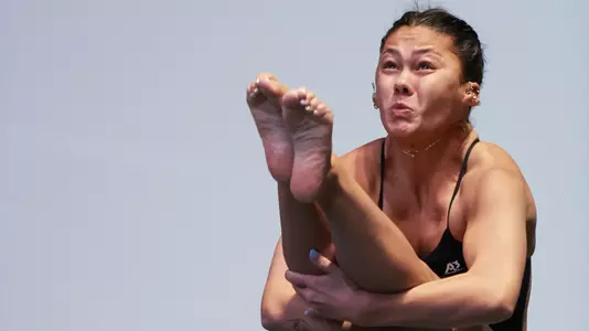 Kamryn Wong 1M at NCAA Zone D in Iowa