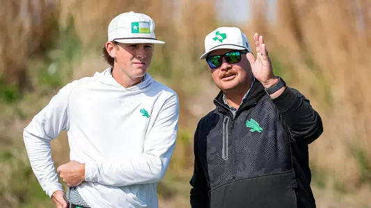 Blake Keen and assistant coach Cory Churchman at Maridoe Intercollegiate