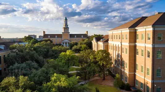 UNT Campus Aerial shot 2025