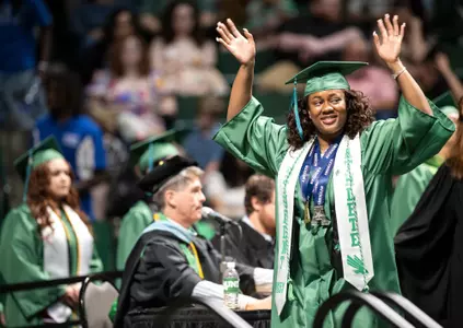 The University of North Texas College of Health and Public Service commencement. Photographed on May 9,  2025  (Ahna Hubnik / UNT)