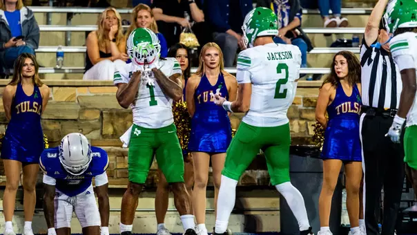 Tayven Jackson and Jahiem White at Tulsa