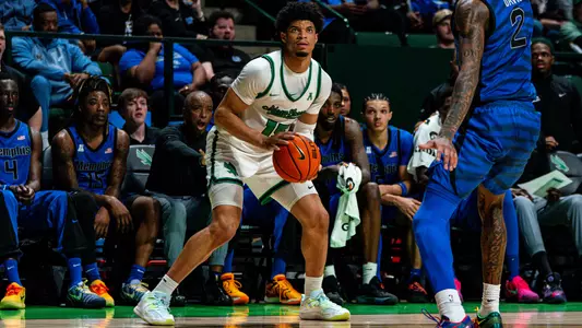 Reece Robinson Shoots A 3-Pointer Versus Memphis