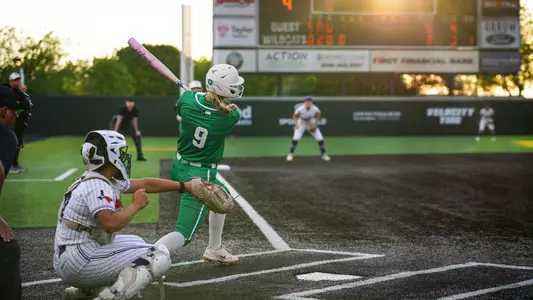 Eva Daniels hits home run at Abilene Christian on April 15