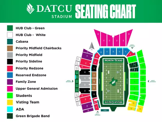 DATCU Stadium Seating Chart