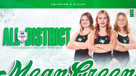 Academic All-District swim and dive