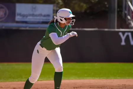 Lianna Hull runs the bases against Jax State on Feb. 7