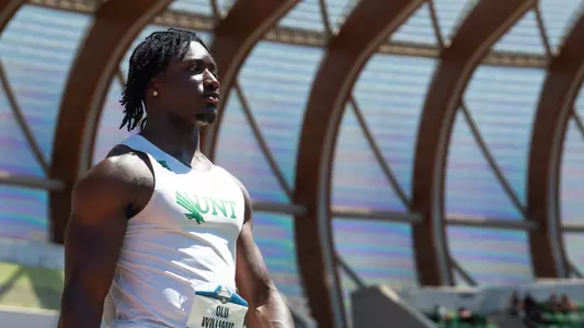 Olu Williams at 2026 NCAA Championships in Eugene, Oregon