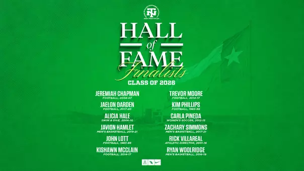 UNT HOF Finalists 2026