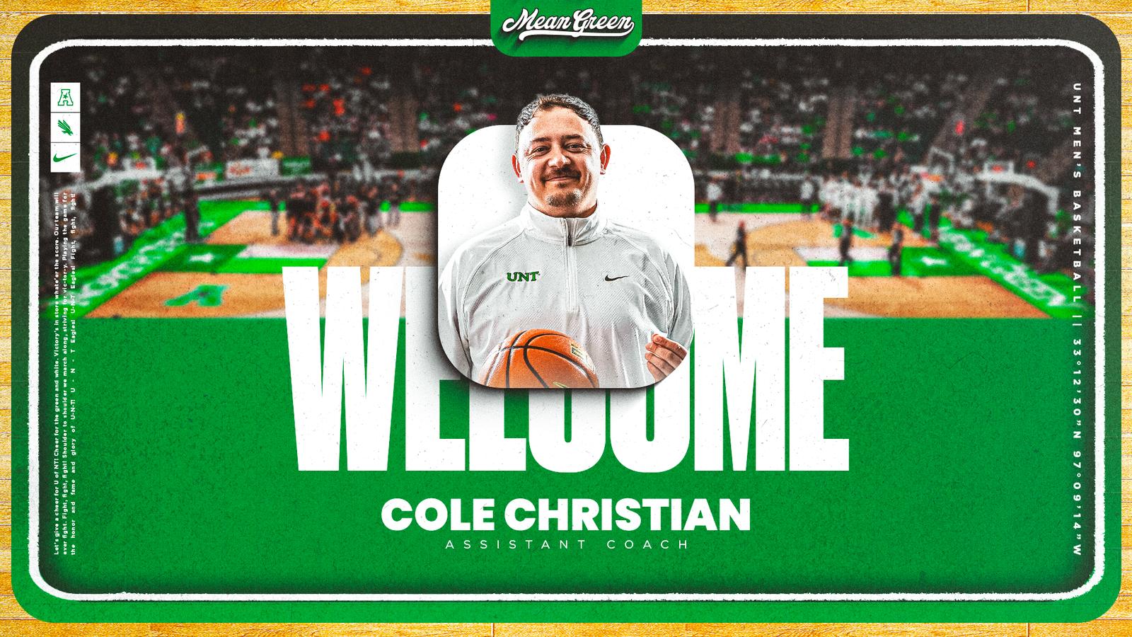Robinson Hires Cole Christian To Staff - University of North Texas Athletics