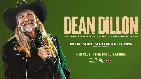 Dean Dillon - Mean Green Concert Series (Sept. 30, 2026)