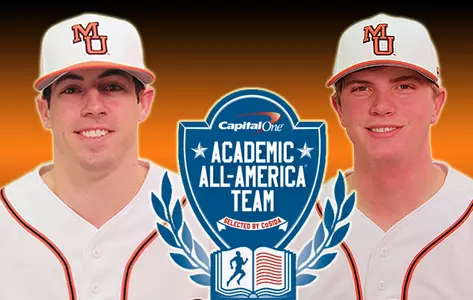 Burns and Tanis Garner Capital One Academic All-District Awards from CoSIDA Image