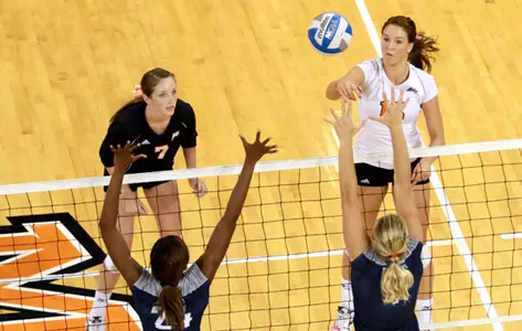 Volleyball Sweeps Norfolk State in Bear Brawl Finale Image