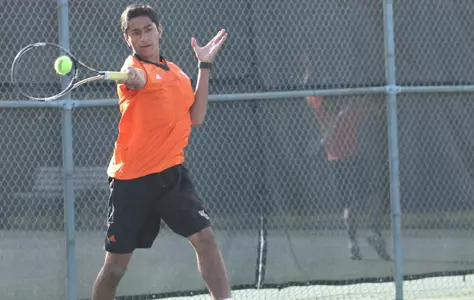 Men's Tennis Closes Season Opening Tournament with Victory Image