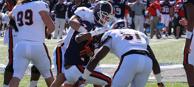 Football's Rally Falls Short in Loss at Samford Image