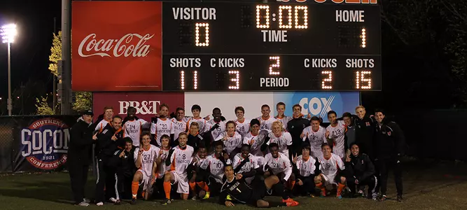 Men's Soccer Wins SoCon Regular Season Title Image