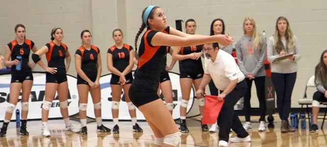 Volleyball Suffers 3-1 Loss to ETSU Image