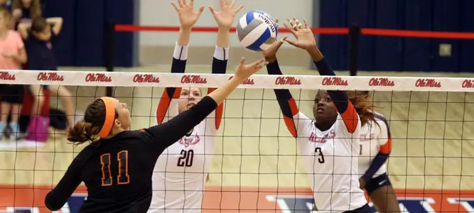 Volleyball Drops a Pair at Magnolia Invitational Image