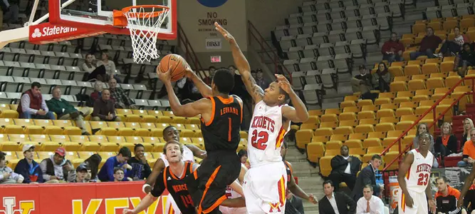 Men's Basketball Remains Unbeaten in SoCon Play with 85-75 Win at VMI Image