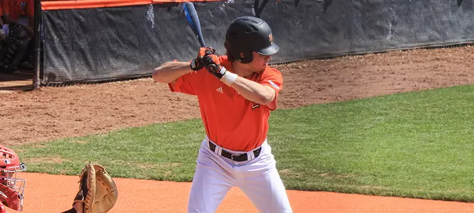 Late Rally Falls Short in Baseball's 8-5 Loss to Bradley Image