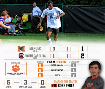 Men's Soccer Falls to South Carolina in Season Opener Image