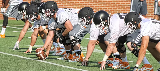 Mercer Football Kicks Off First Practice of 2015 Fall Camp Image