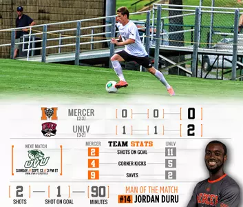 Men's Soccer Falls to UNLV, 2-0, on Friday Image
