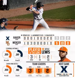 Baseball Takes Down Xavier, 5-3 Image