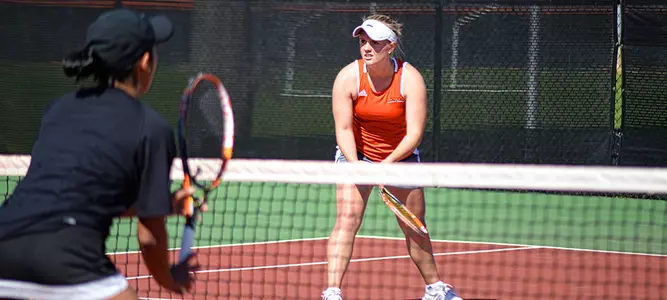 Women's Tennis Falls Short in Hard-Fought Match Against Samford Image