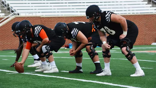 Mercer Offensive Line, Preseason Camp 2017