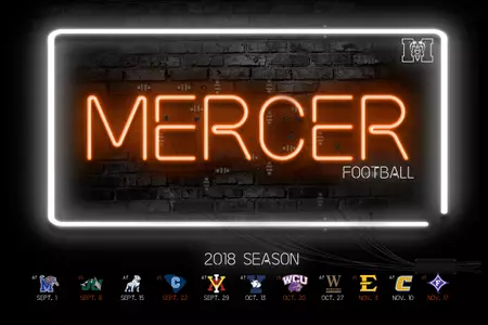 Mercer Football 2018 Schedule