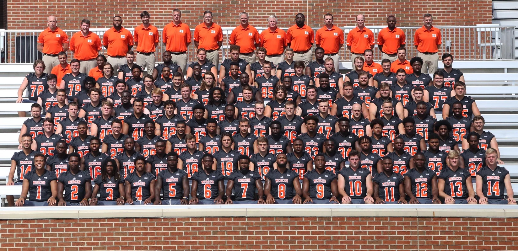 2018 Mercer Football Team Photo