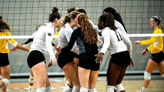 Volleyball Celebrates