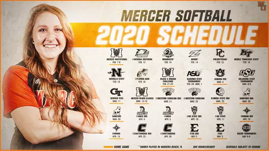 Softball 2020 Schedule
